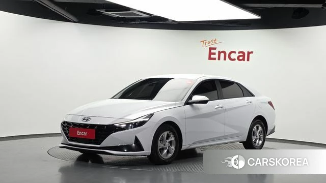 Hyundai Avante (CN7) 2021 Белый из Кореи