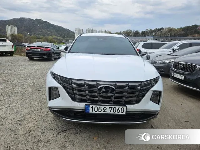 Hyundai Tucson Hybrid (NX4) 2023 Белый из Кореи