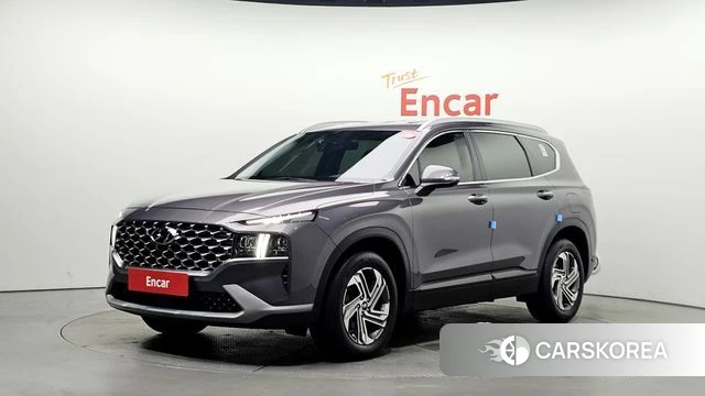 Hyundai The New Santa Fe 2022 Серебристо-серый из Кореи