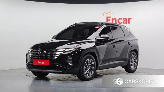 Hyundai Tucson Hybrid (NX4) 2021 Черный из Кореи