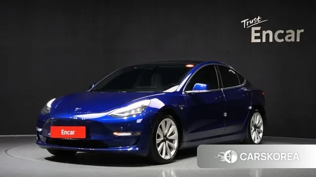 Tesla Model 3 2020 Синий из Кореи