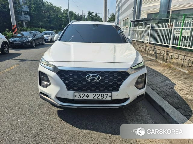 Hyundai Santa Fe TM 2019 Белый из Кореи