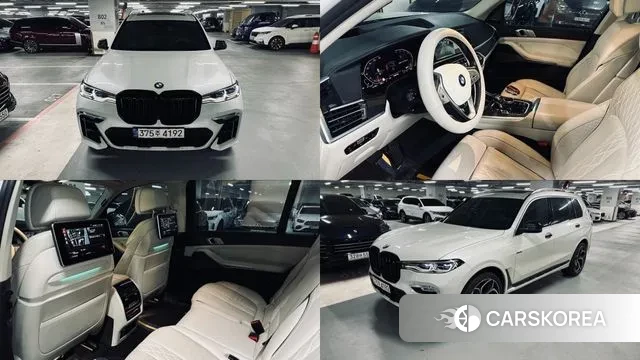 BMW X7 (G07) 2021 Белый из Кореи