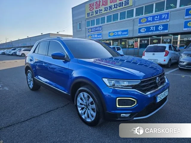Volkswagen T-Roc 2021 Синий из Кореи