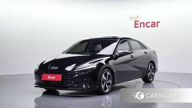 Hyundai Avante (CN7) 2020 Черный из Кореи