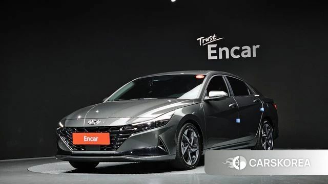 Hyundai Avante Hybrid (CN7) 2021 Серый из Кореи