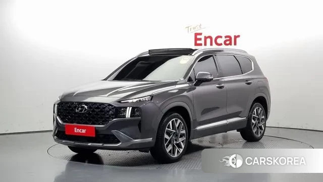 Hyundai The New Santa Fe 2023 Серый из Кореи
