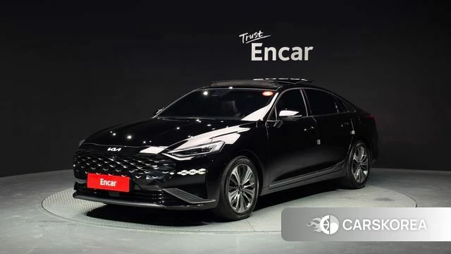 Kia K8 Hybrid 2021 Черный из Кореи