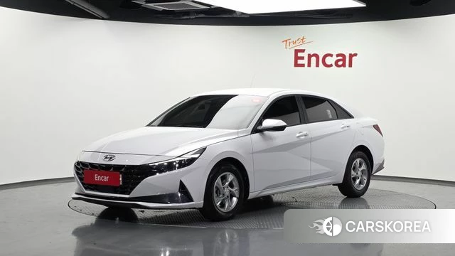 Hyundai Avante (CN7) 2022 Белый из Кореи