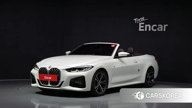BMW 4 Series (G22) 2021 Белый из Кореи