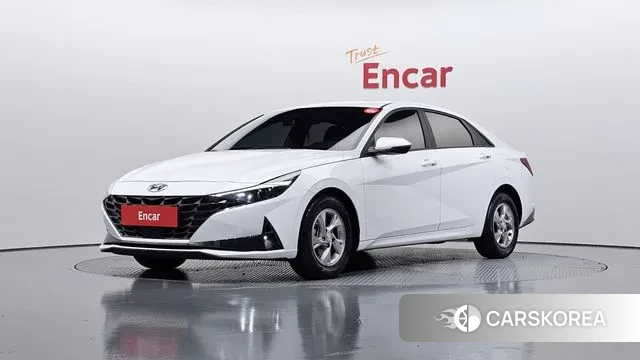 Hyundai Avante (CN7) 2021 Белый из Кореи
