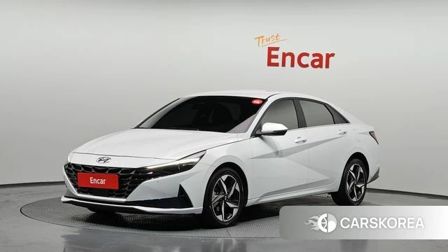 Hyundai Avante (CN7) 2020 Белый из Кореи