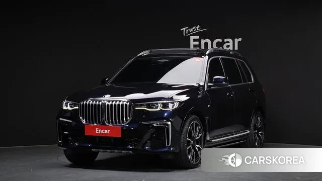 BMW X7 (G07) 2022 Синий из Кореи