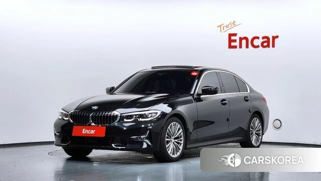 BMW 3 Series (G20) 2022 Черный из Кореи