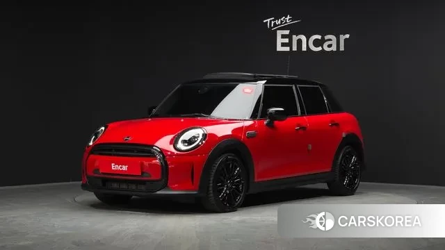 Mini Cooper 2021 Красный из Кореи