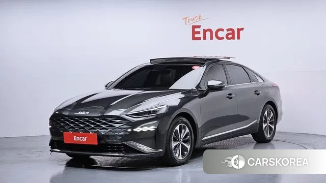 Kia K8 Hybrid 2021 Серый из Кореи