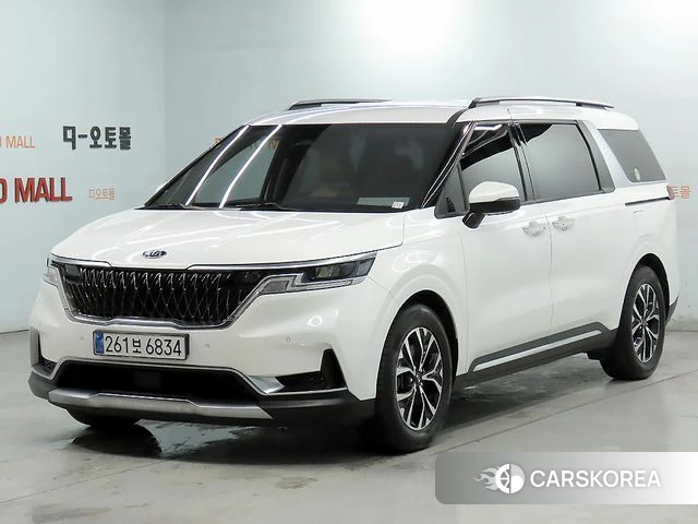 Kia Carnival 4th generation 2021 Белый из Кореи