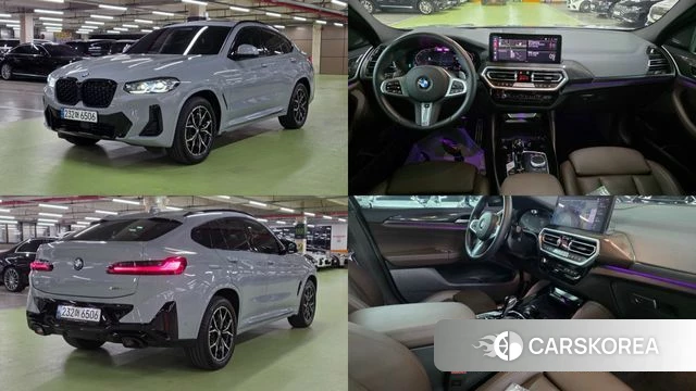 BMW X4 (G02) 2024 Цвет галактики из Кореи