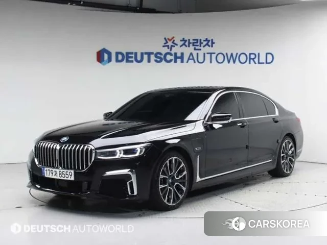 BMW 7 Series (G11) 2021 Черный из Кореи
