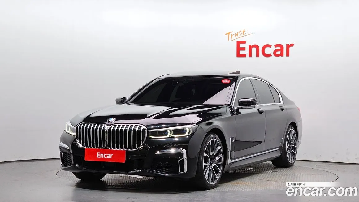 BMW 7 Series (G11) 2020 Черный из Кореи