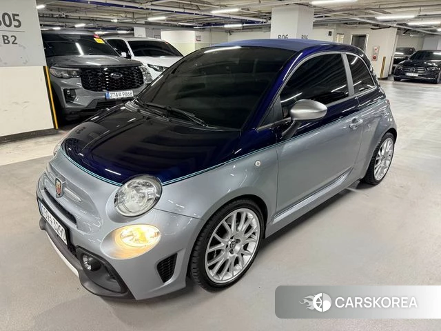 Fiat 500C 2019 Серебряный двухцветный из Кореи