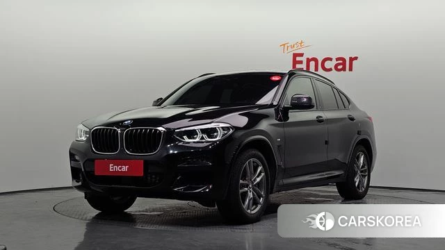 BMW X4 (G02) 2021 Черный из Кореи