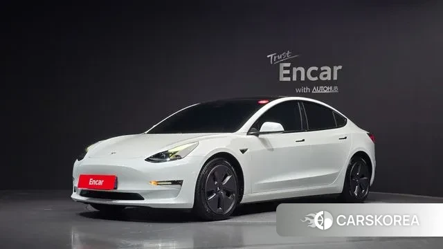 Tesla Model 3 2021 Белый из Кореи
