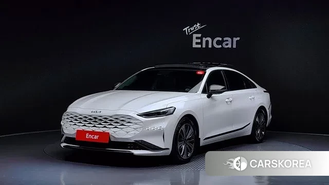 Kia K8 Hybrid 2021 Белый из Кореи