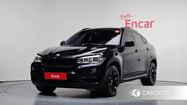 BMW X6 (F16) 2019 Черный из Кореи