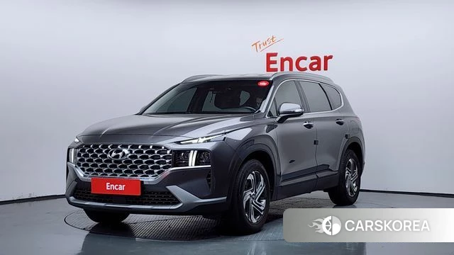 Hyundai The New Santa Fe 2021 Серый из Кореи