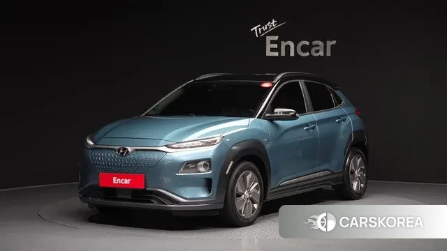 Hyundai Kona Electric 2019 Синий из Кореи