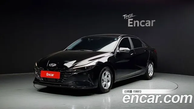 Hyundai Avante (CN7) 2021 Черный из Кореи