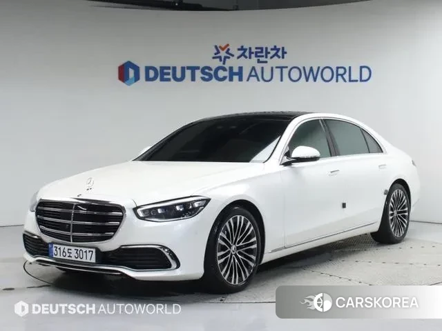 Mercedes-Benz S-Class W223 2022 Белый из Кореи
