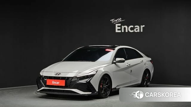 Hyundai Avante (CN7) 2022 Серебристо-серый из Кореи