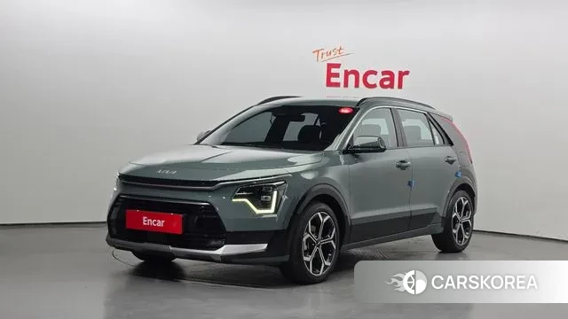 Kia Di Ol Nu Niro 2022 Темно-зеленый из Кореи