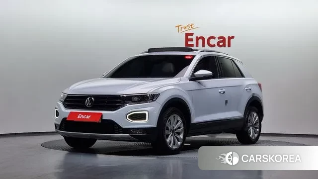 Volkswagen T-Roc 2021 Белый из Кореи