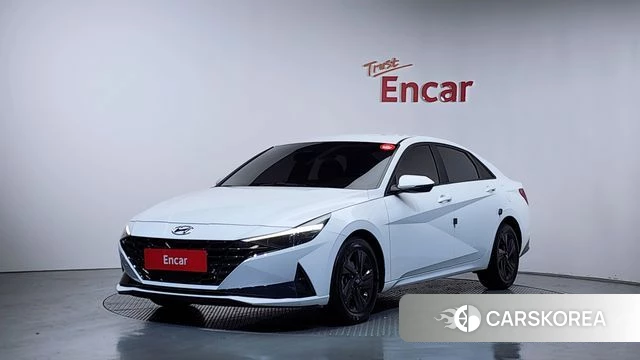 Hyundai Avante (CN7) 2022 Белый из Кореи
