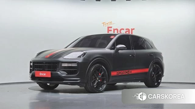 Porsche Cayenne (PO536) 2023 Черный из Кореи
