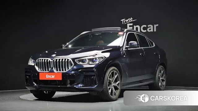 BMW X6 (G06) 2022 Черный из Кореи
