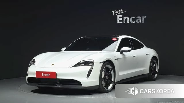 Porsche Taycan 2023 Белый из Кореи