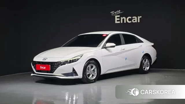 Hyundai Avante (CN7) 2022 Белый из Кореи