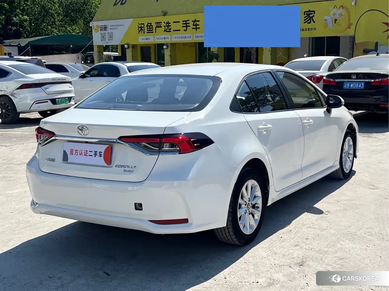 Toyota Corolla 2023 Белый из Китая