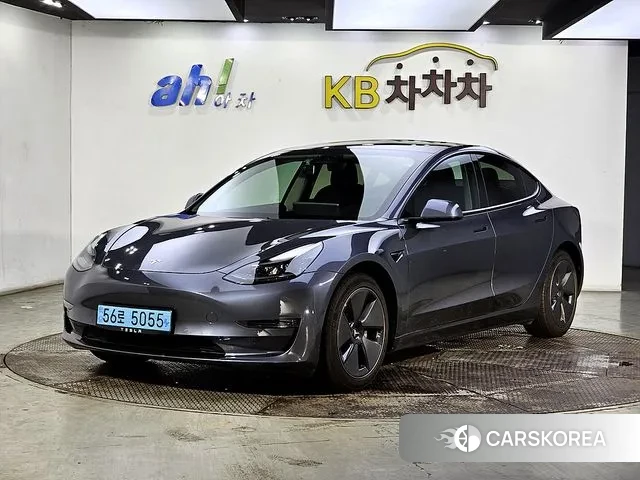 Tesla Model 3 2021 Серый из Кореи