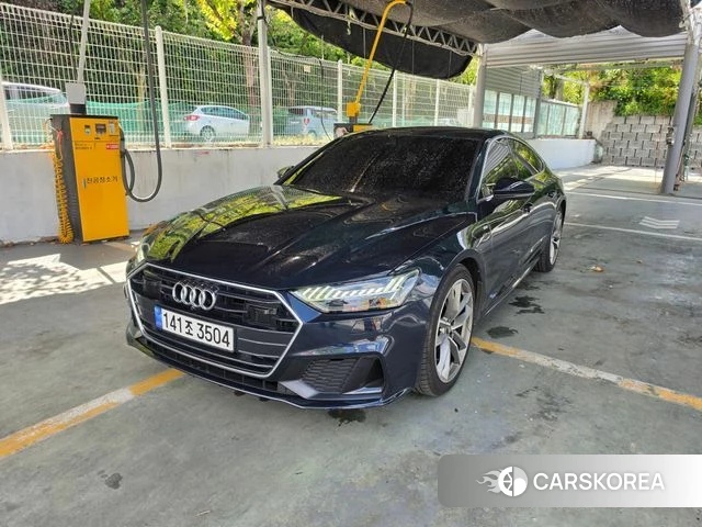 Audi A7 (4K) 2020 Синий из Кореи