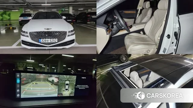 Genesis G80 (RG3) 2021 Белый из Кореи