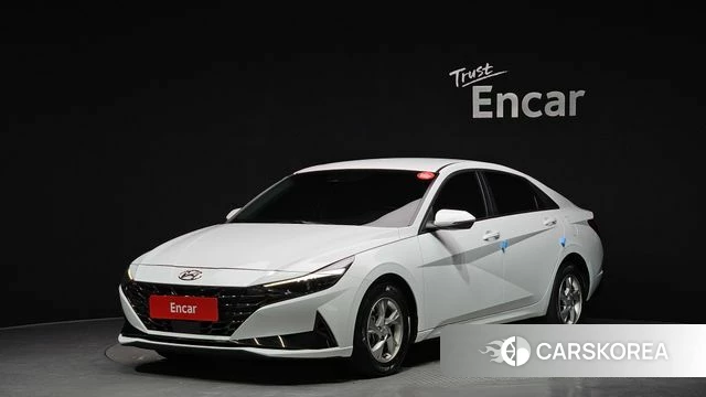 Hyundai Avante (CN7) 2022 Белый из Кореи