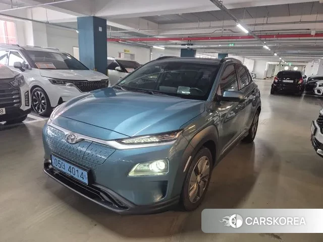 Hyundai Kona Electric 2019 Небесно-голубой из Кореи