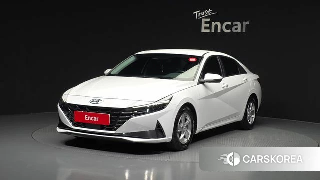 Hyundai Avante (CN7) 2021 Белый из Кореи