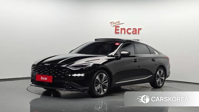 Kia K8 Hybrid 2021 Черный из Кореи