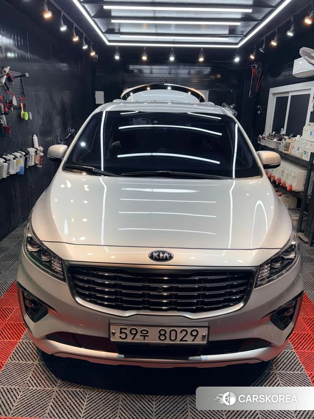 Kia The New Carnival 2018 Серебряный из Кореи